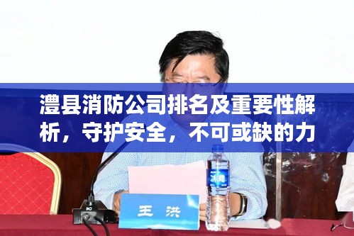 澧县消防公司排名及重要性解析,守护安全,不可或缺的力量