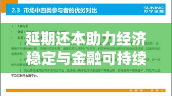 延期还本助力经济稳定与金融可持续发展,策略实施与前景展望