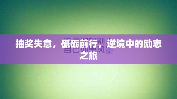 抽奖失意,砥砺前行,逆境中的励志之旅