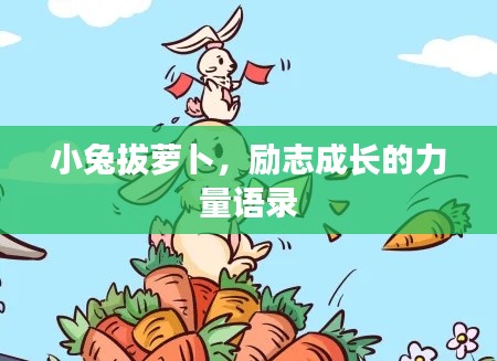 小兔拔萝卜,励志成长的力量语录