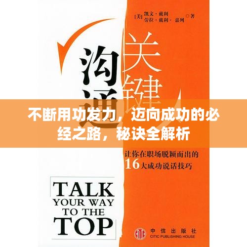 不断用功发力,迈向成功的必经之路,秘诀全解析