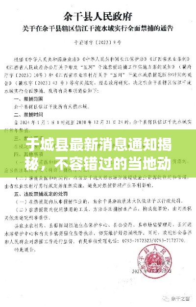 于城县最新消息通知揭秘,不容错过的当地动态更新!