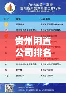 贵州闲置公司排名揭晓,市场深度分析重磅出炉!