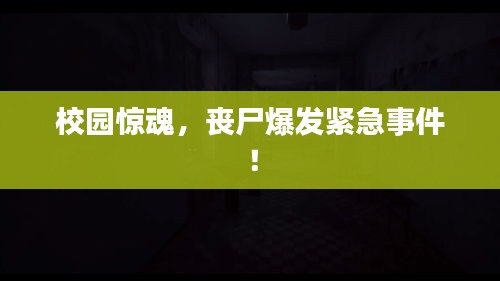 校园惊魂,丧尸爆发紧急事件!