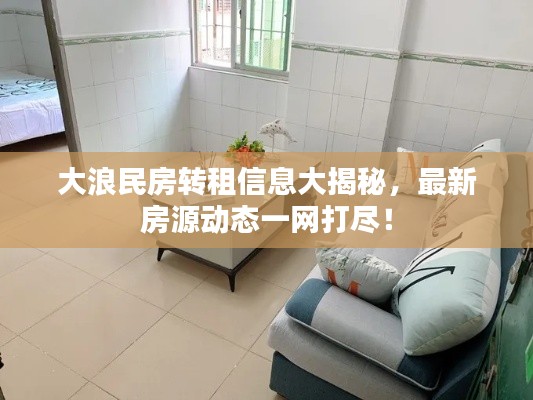 大浪民房转租信息大揭秘,最新房源动态一网打尽!
