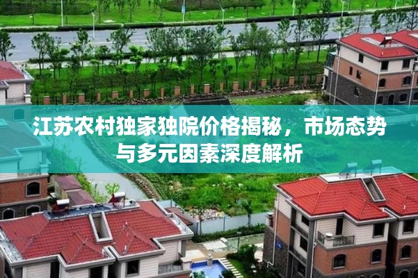 江苏农村独家独院价格揭秘,市场态势与多元因素深度解析