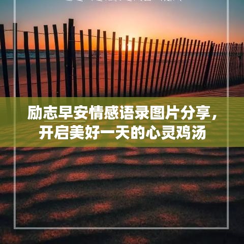 励志早安情感语录图片分享,开启美好一天的心灵鸡汤