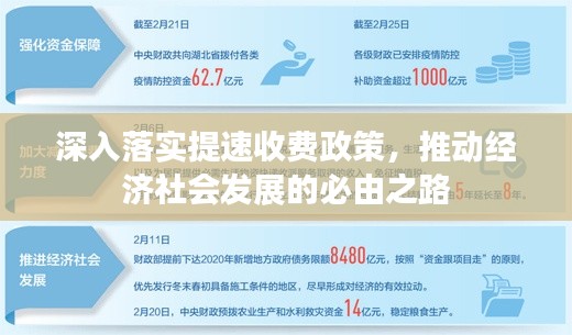 深入落实提速收费政策,推动经济社会发展的必由之路