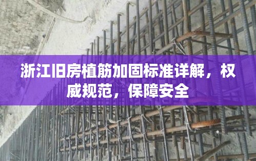 浙江旧房植筋加固标准详解,权威规范,保障安全
