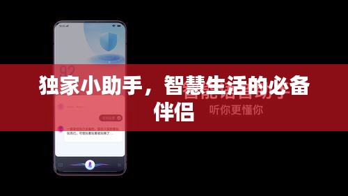 独家小助手,智慧生活的必备伴侣