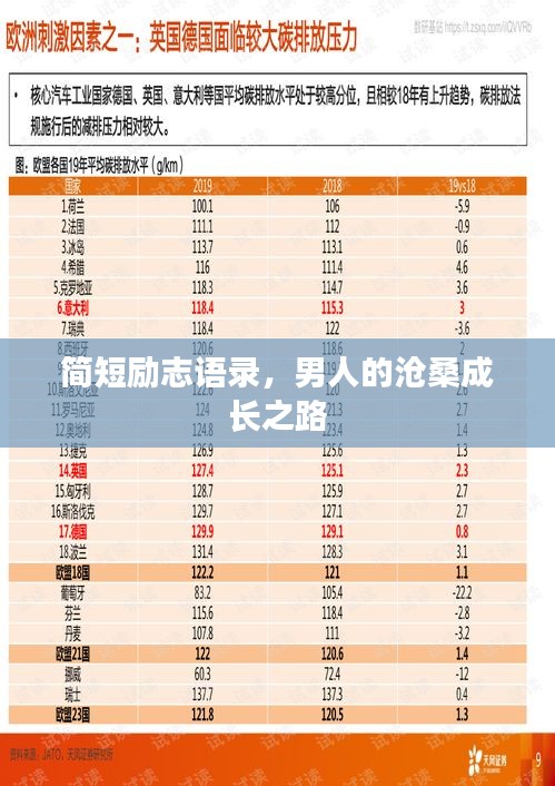 简短励志语录,男人的沧桑成长之路