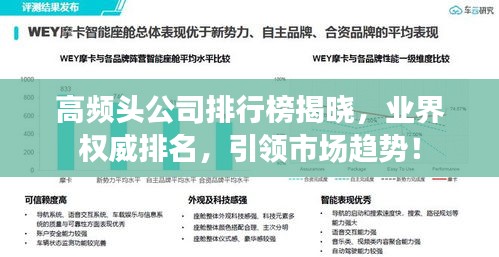 高频头公司排行榜揭晓,业界权威排名,引领市场趋势!