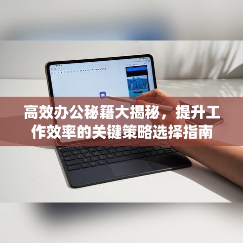 高效办公秘籍大揭秘,提升工作效率的关键策略选择指南