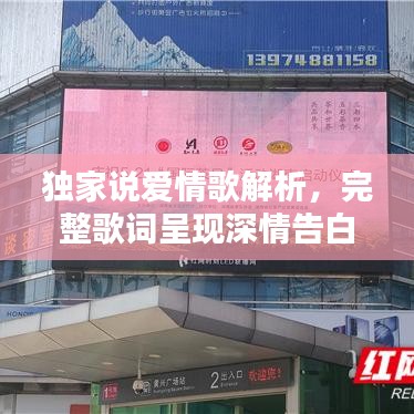 独家说爱情歌解析,完整歌词呈现深情告白