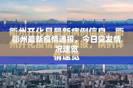 衢州最新疫情通报,今日突发情况速览