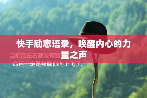 快手励志语录,唤醒内心的力量之声