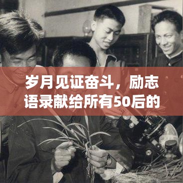 岁月见证奋斗,励志语录献给所有50后的不息追求