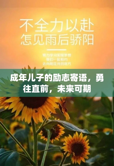 成年儿子的励志寄语,勇往直前,未来可期