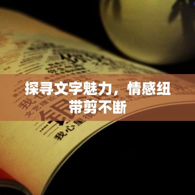 探寻文字魅力,情感纽带剪不断