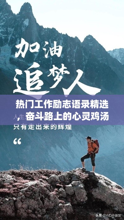 热门工作励志语录精选,奋斗路上的心灵鸡汤