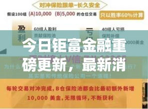 今日钜富金融重磅更新,最新消息一览