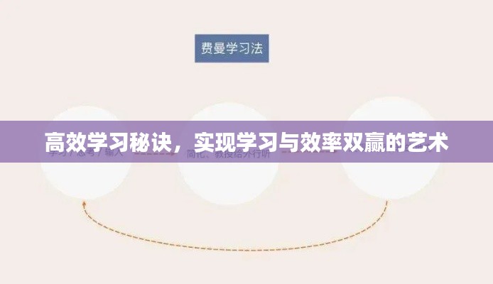 高效学习秘诀,实现学习与效率双赢的艺术