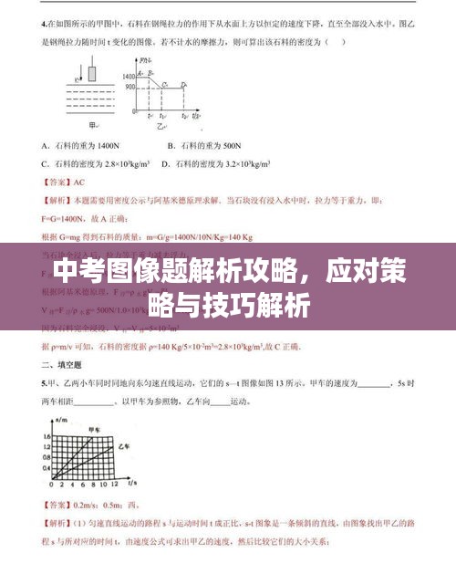 中考图像题解析攻略,应对策略与技巧解析