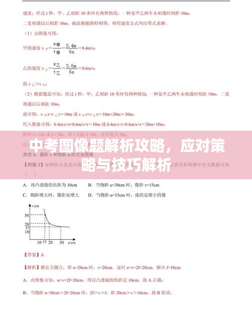 中考图像题解析攻略,应对策略与技巧解析