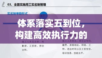 体系落实五到位,构建高效执行力的秘诀所在