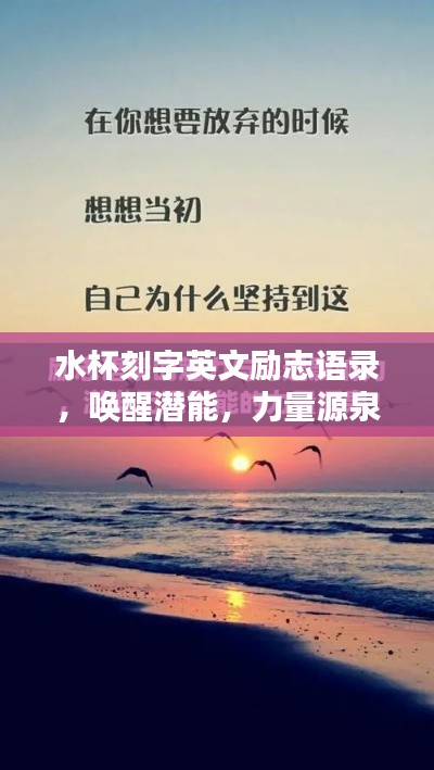 水杯刻字英文励志语录,唤醒潜能,力量源泉