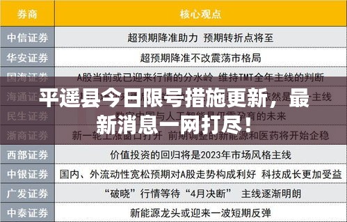 平遥县今日限号措施更新,最新消息一网打尽!