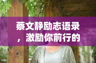蔡文静励志语录,激励你前行的力量源泉