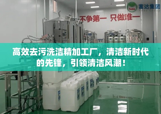高效去污洗洁精加工厂,清洁新时代的先锋,引领清洁风潮!