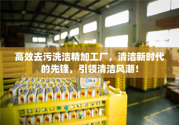 高效去污洗洁精加工厂,清洁新时代的先锋,引领清洁风潮!